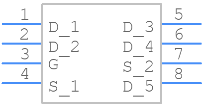 SIA462DJ-T1-GE3 - Vishay - PCB symbol