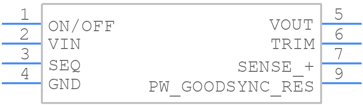 iAH12040A007V-006-R - TDK Lambda - PCB symbol