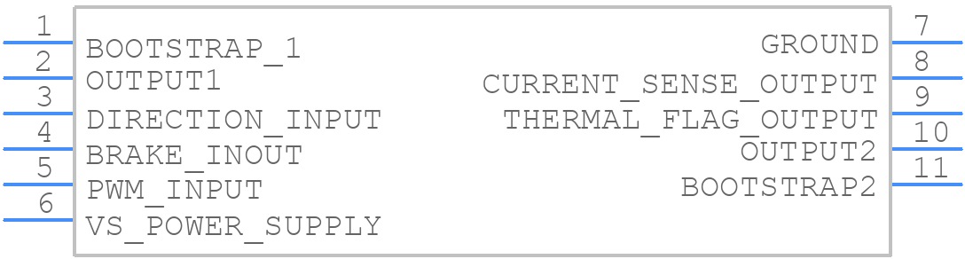 LMD18200T - Texas Instruments - PCB symbol