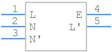 5500.2025 - SCHURTER - PCB symbol