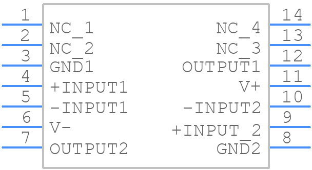 LM119J/883 - Texas Instruments - PCB symbol