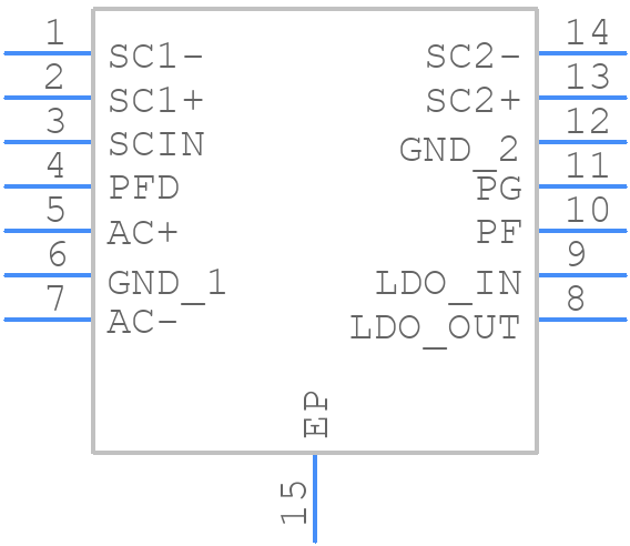 TPS7A7833PWPR - Texas Instruments - PCB symbol