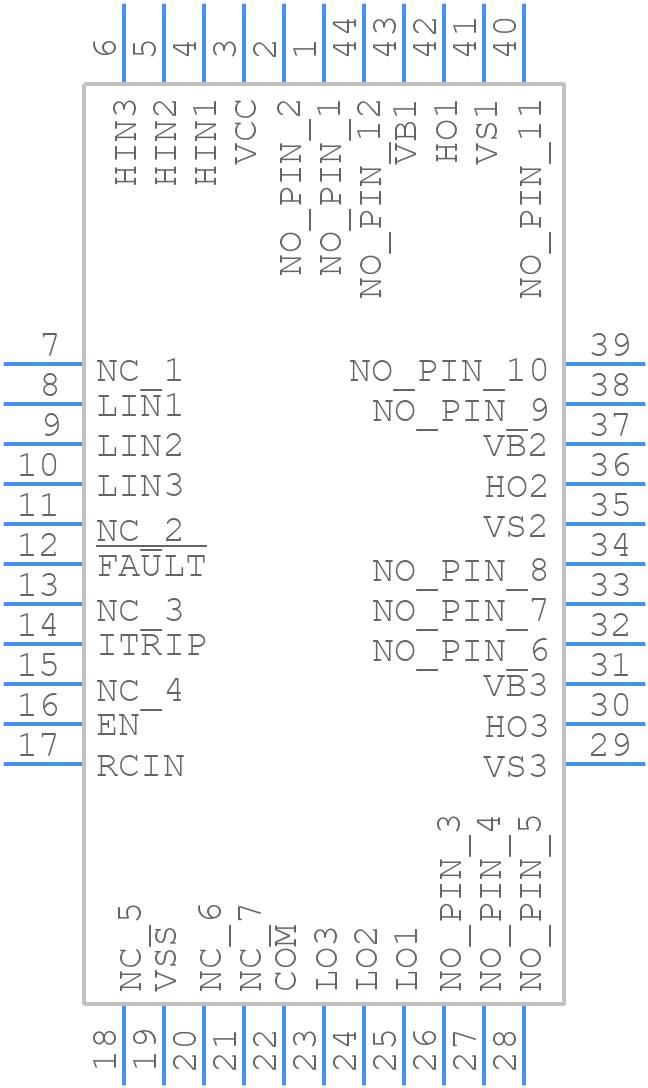 IRS23364DJPBF - Infineon - PCB symbol