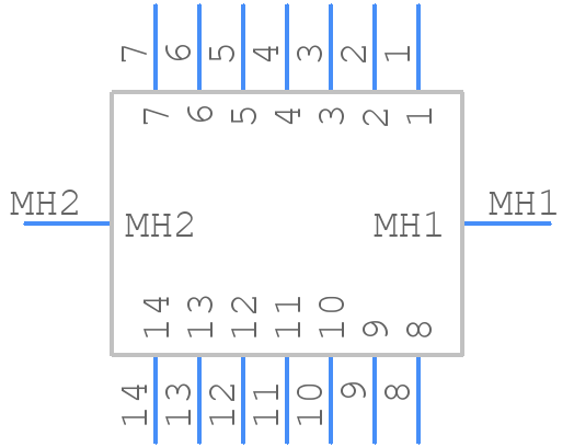 09185147903 - HARTING - PCB symbol