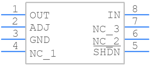 LT1121ACS8#PBF - Analog Devices - PCB symbol