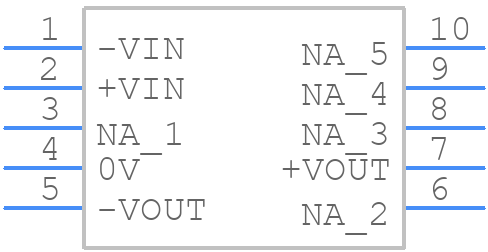 NTA0505MC - Murata Electronics - PCB symbol