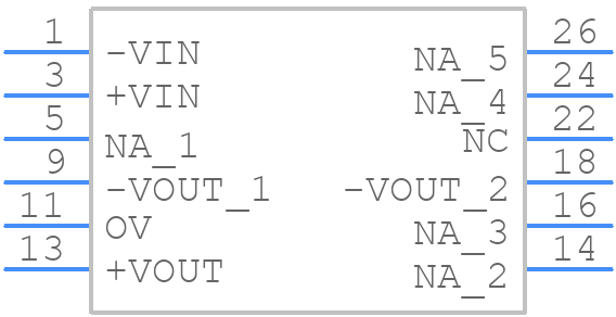 NTH0505MC - Murata Electronics - PCB symbol