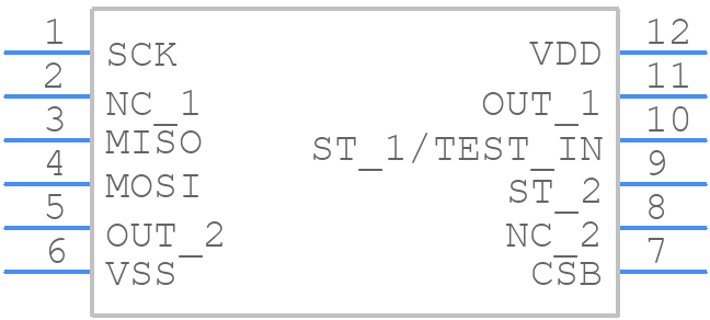 SCA1000-D01-004 - Murata Electronics - PCB symbol