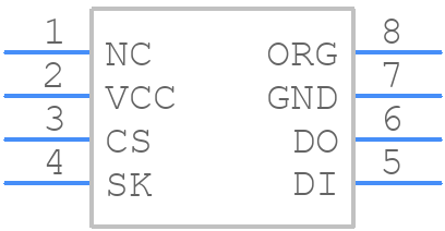 CAT93C46WI-GT3 - onsemi - PCB symbol