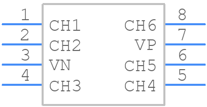 CM1213-06MR - onsemi - PCB symbol