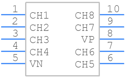 CM1216-08MR - onsemi - PCB symbol