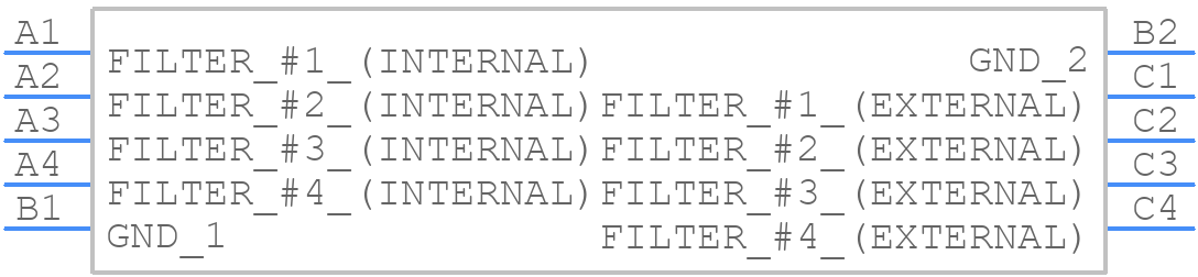 CM1457-04CP - onsemi - PCB symbol