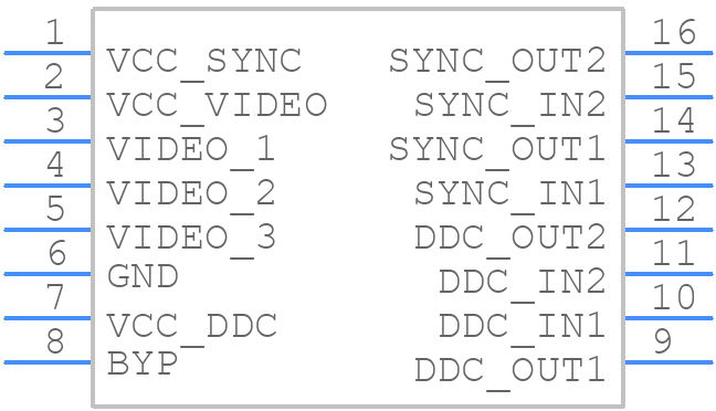 CM2009-02QR - onsemi - PCB symbol