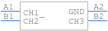 ESD7383NCTBG - onsemi - PCB symbol