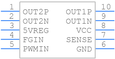 LB11851FA-BH - onsemi - PCB symbol