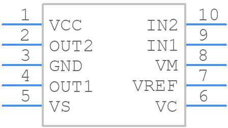 LB1830MC-AH - onsemi - PCB symbol