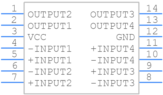 LM2901VDTBR2G - onsemi - PCB symbol