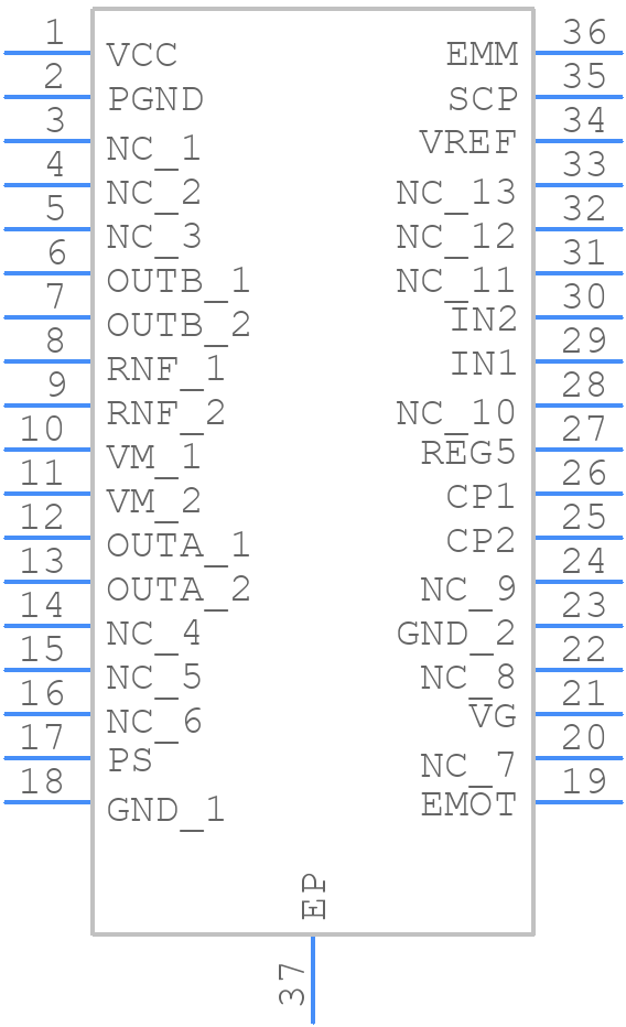 LV8761V-TLM-E - onsemi - PCB symbol