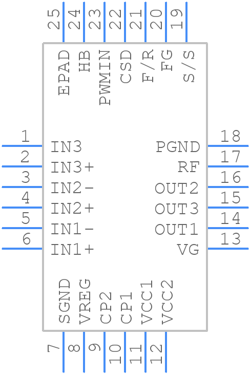 LV8827LFQA-NH - onsemi - PCB symbol
