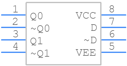 MC100EP11DG - onsemi - PCB symbol