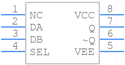 MC100EP58DG - onsemi - PCB symbol