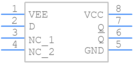 MC100EPT24DTG - onsemi - PCB symbol