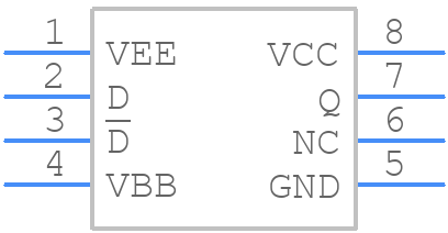 MC100EPT25DTG - onsemi - PCB symbol