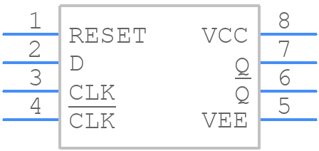 MC10EP51DTG - onsemi - PCB symbol