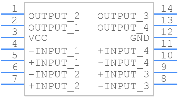 MC3302DR2G - onsemi - PCB symbol