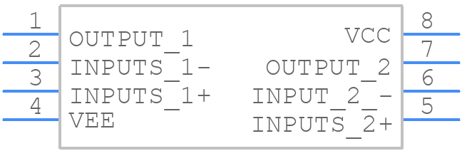 MC33072ADR2G - onsemi - PCB symbol