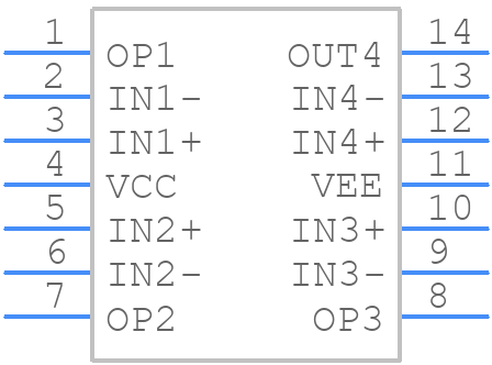 MC33079DR2G - onsemi - PCB symbol