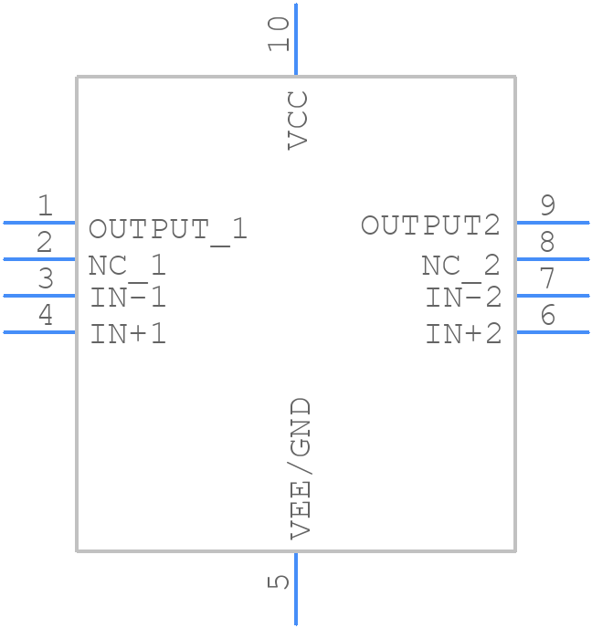 MC34072AMTTBG - onsemi - PCB symbol