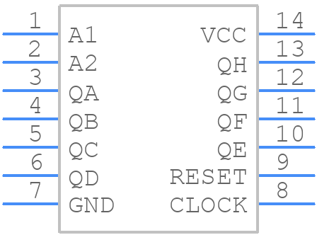 MC74HC164ADTR2G - onsemi - PCB symbol