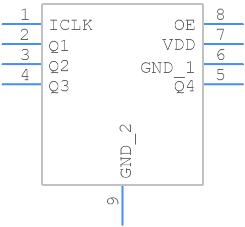 NB3N551MNR4G - onsemi - PCB symbol