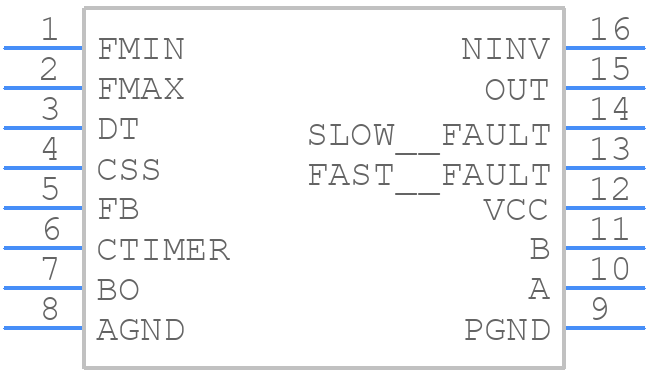 NCP1395BDR2G - onsemi - PCB symbol