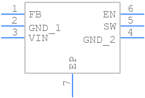 NCP1529MU12TBG - onsemi - PCB symbol