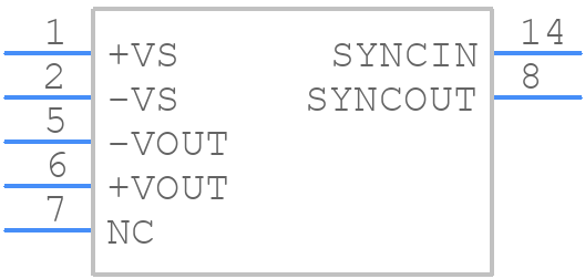 DCP010505BP-U - Texas Instruments - PCB symbol