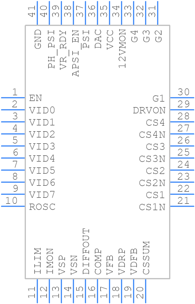 NCP5392PMNR2G - onsemi - PCB symbol