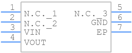 NCP565MN33T2G - onsemi - PCB symbol
