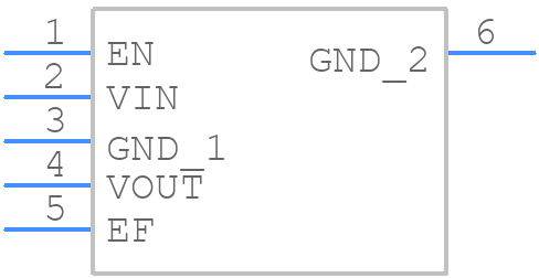 NCP5662DS33R4G - onsemi - PCB symbol