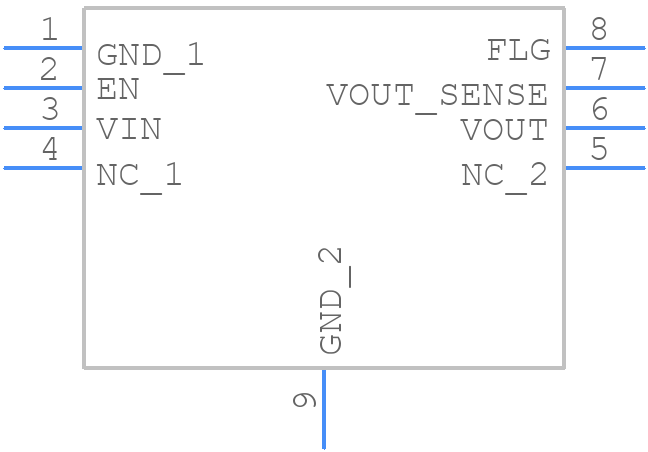 NCP59151MN50TYG - onsemi - PCB symbol