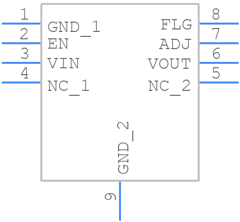 NCP59152MNADJTYG - onsemi - PCB symbol