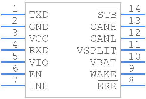 NCV7341D20R2G - onsemi - PCB symbol