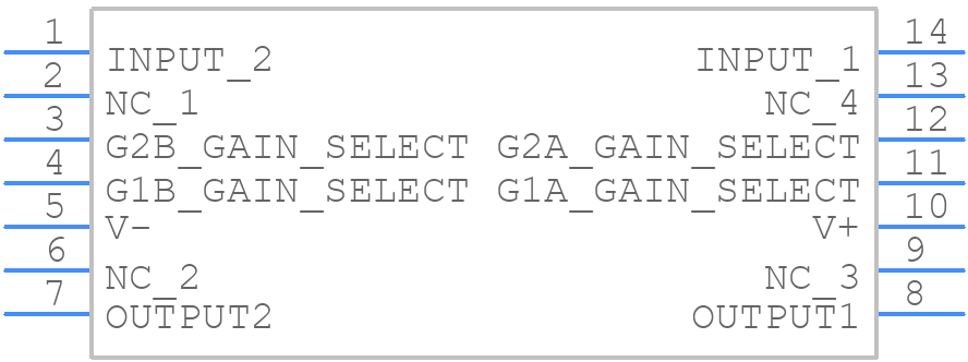 NE592D14R2G - onsemi - PCB symbol