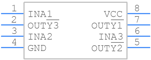 NL37WZ04USG - onsemi - PCB symbol