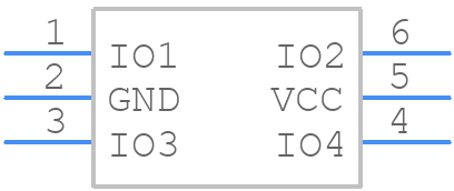 NUP4114UCLW1T2G - onsemi - PCB symbol