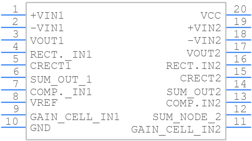 SA575DTBG - onsemi - PCB symbol