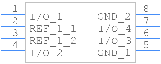SRDA3.3-4DR2G - onsemi - PCB symbol