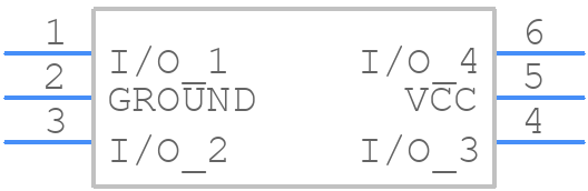 SZNUP4114HMR6T1G - onsemi - PCB symbol