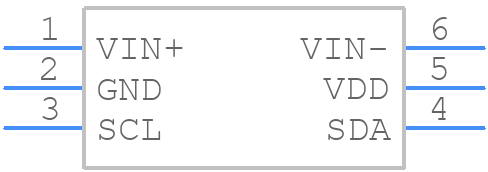 ADS1100A3IDBVT - Texas Instruments - PCB symbol